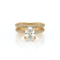 Vanguard-2204OV-18K Yellow Gold Oval