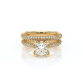 Vanguard-2204P-18K Yellow Gold Princess