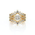 Vanguard-2204P-14K Yellow Gold Princess