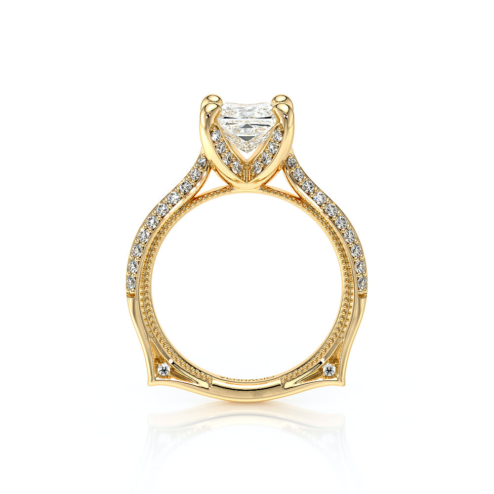 Vanguard-2204P-18K Yellow Gold Princess