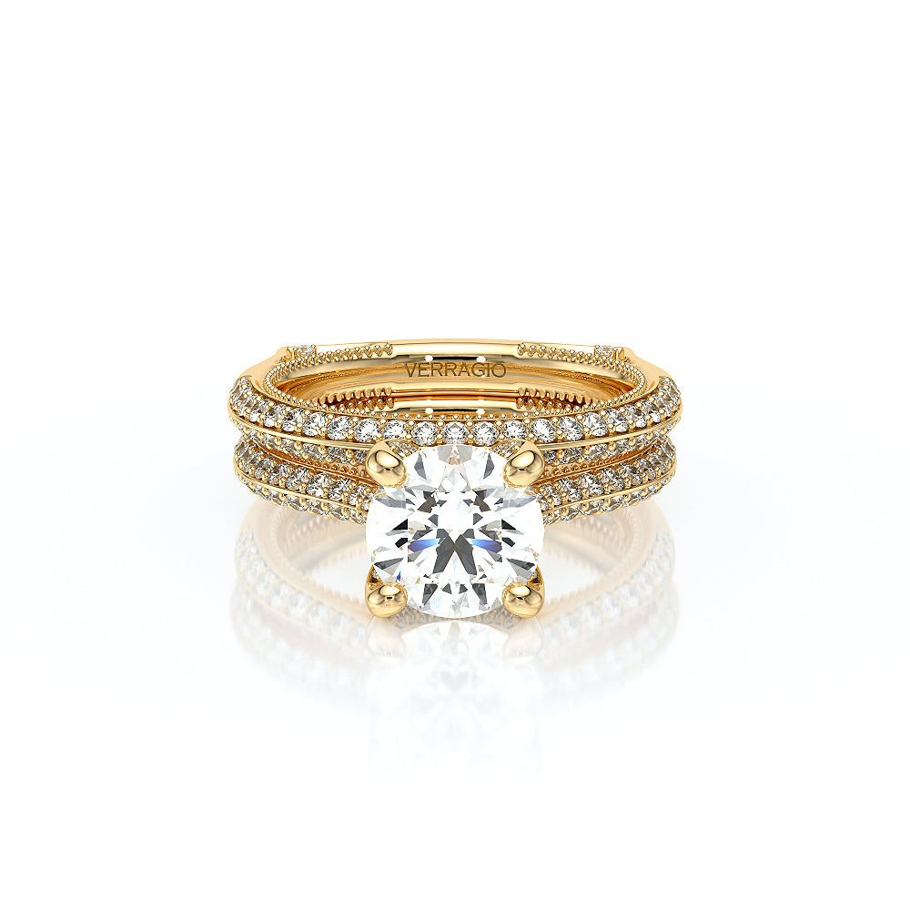 Vanguard-2204R-18K Yellow Gold Round