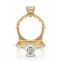 Verragio Halo Emerald Engagement Ring