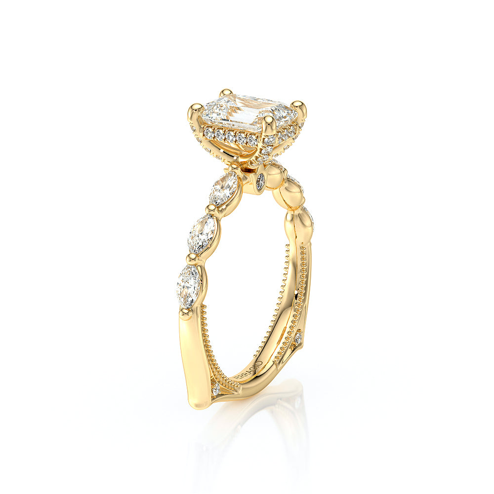 Vanguard-2205EM-18K Yellow Gold Emerald