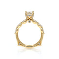 Vanguard-2205EM-14K Yellow Gold Emerald