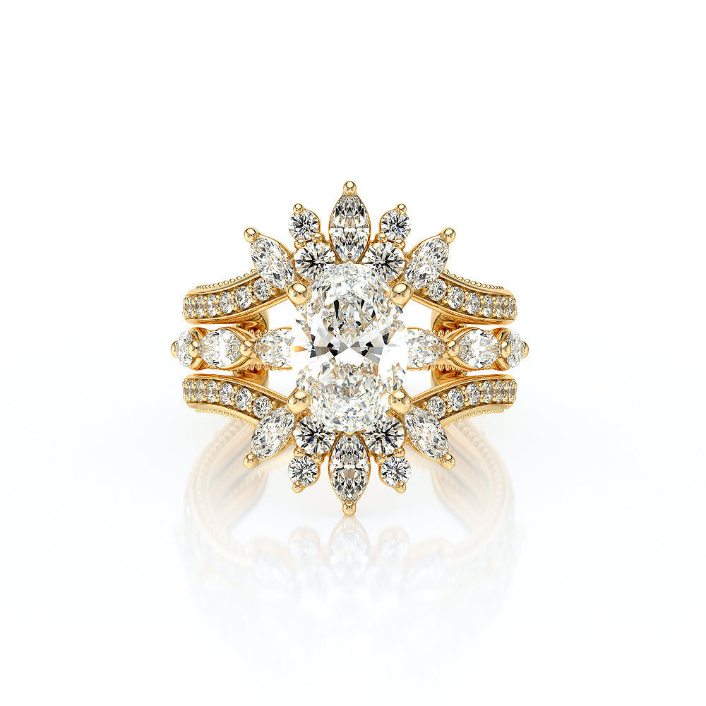 Vanguard-2205ov-18k Yellow Gold Oval
