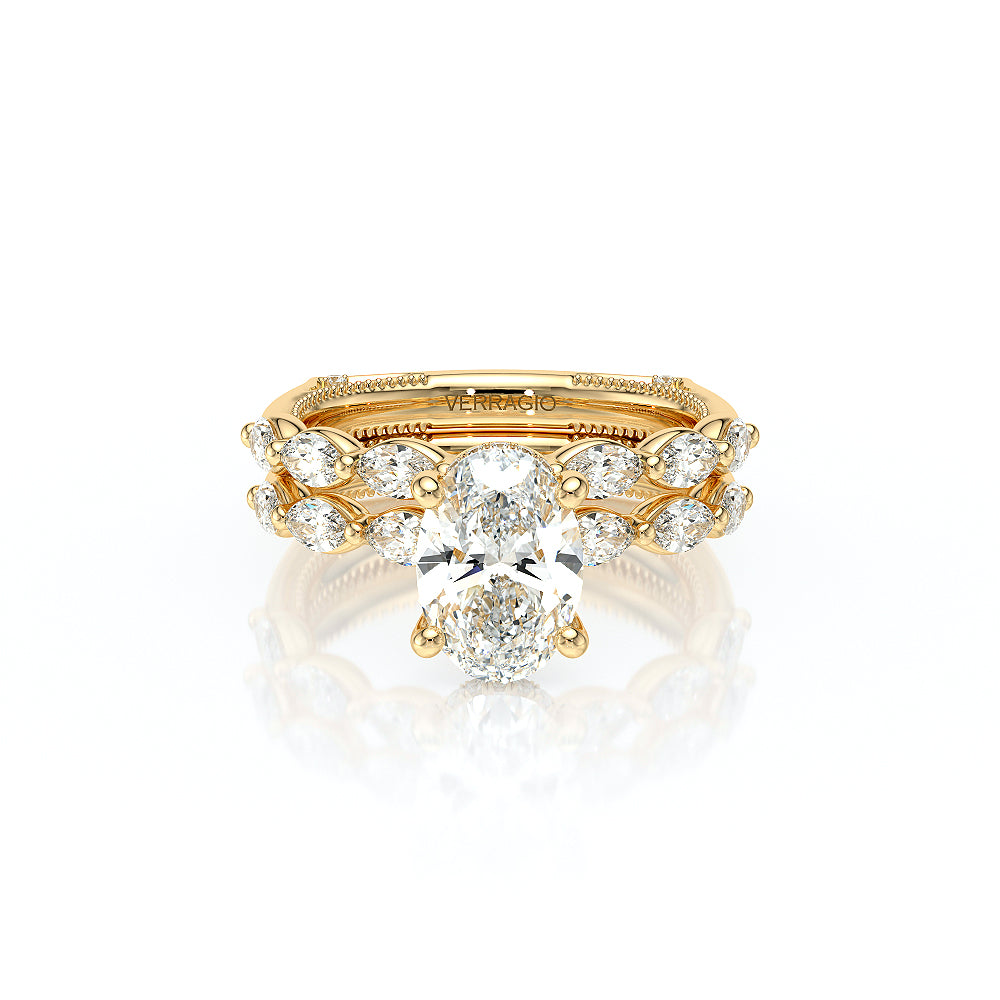 Vanguard-2205ov-14k Yellow Gold Oval