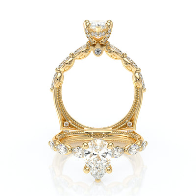 Verragio Halo Pear Engagement Ring