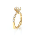 Vanguard-2205ps-14k Yellow Gold Pear