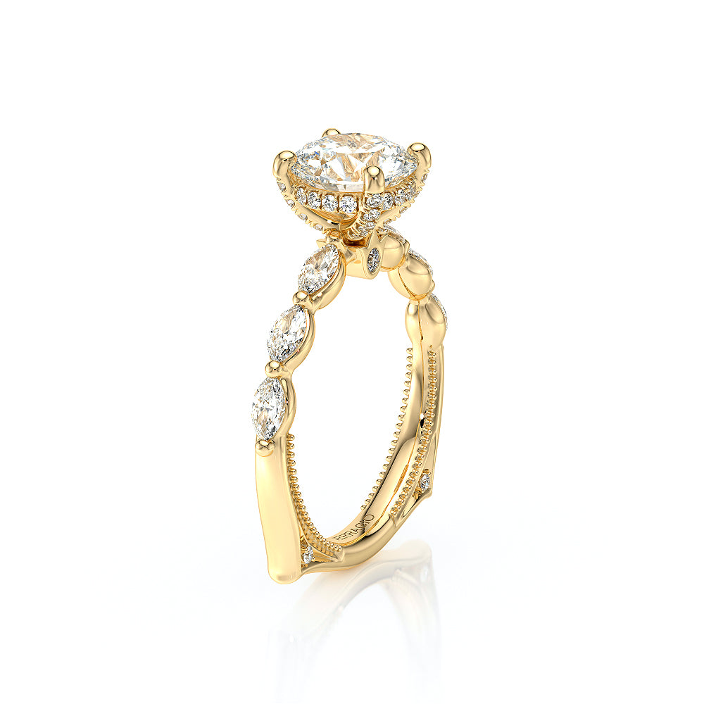 Vanguard-2205r-14k Yellow Gold Round
