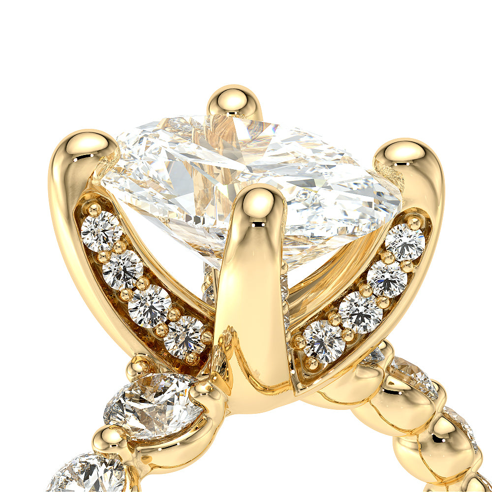 Vanguard-2206OV-18K Yellow Gold Oval