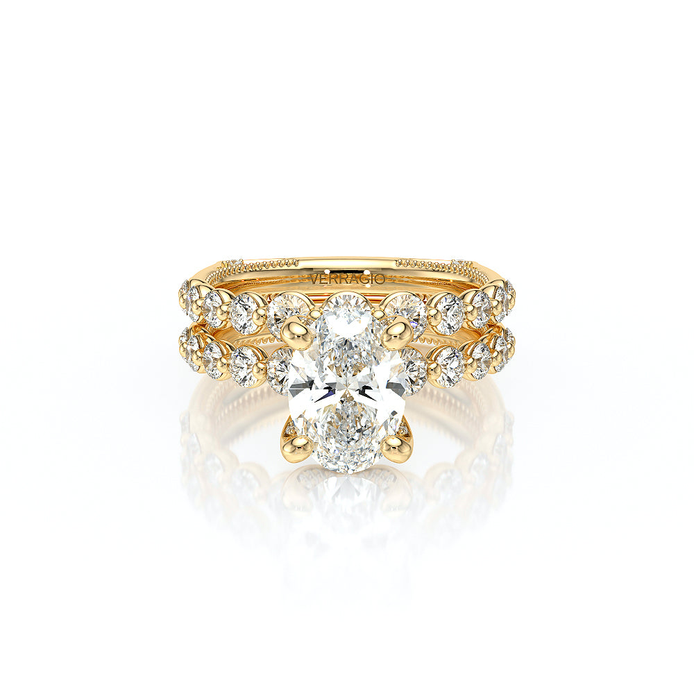 Vanguard-2206OV-14K Yellow Gold Oval