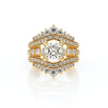 Vanguard-2206p-14k Yellow Gold Princess