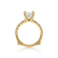 Vanguard-2206p-14k Yellow Gold Princess