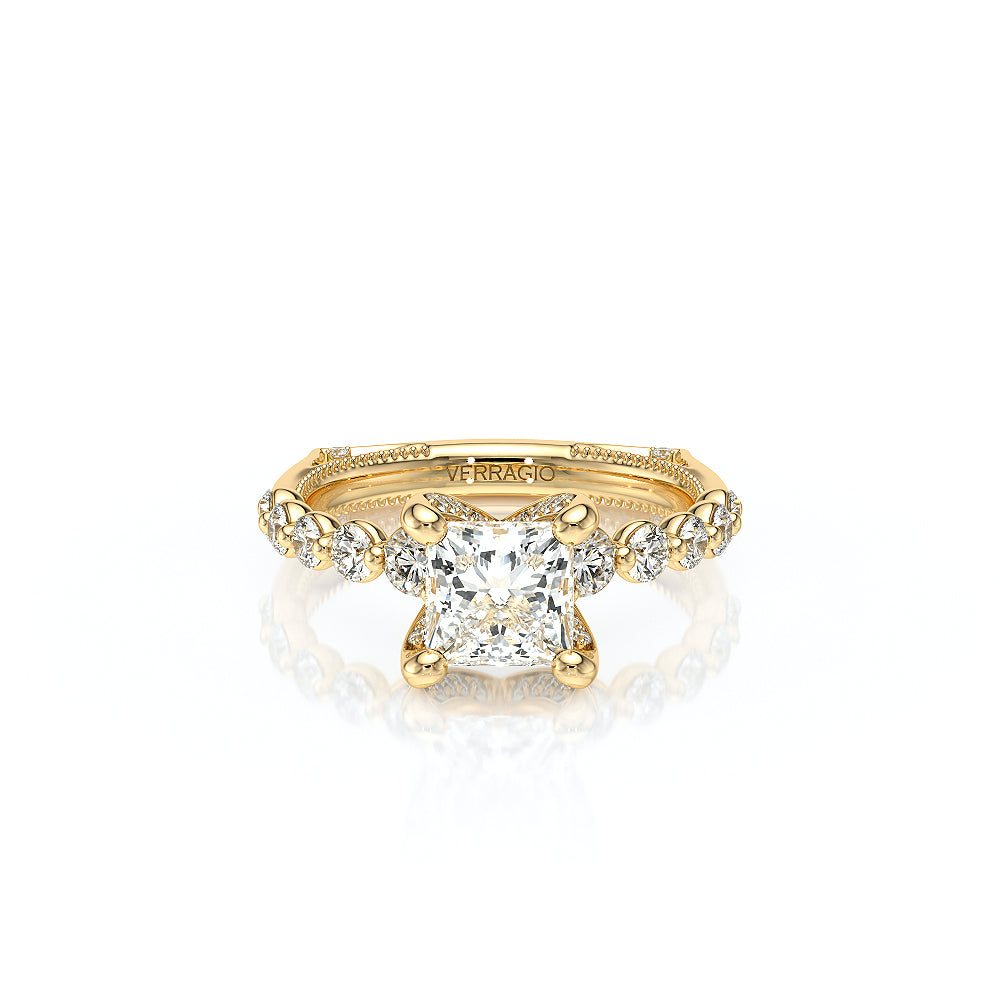 Verragio Halo Princess Engagement Ring