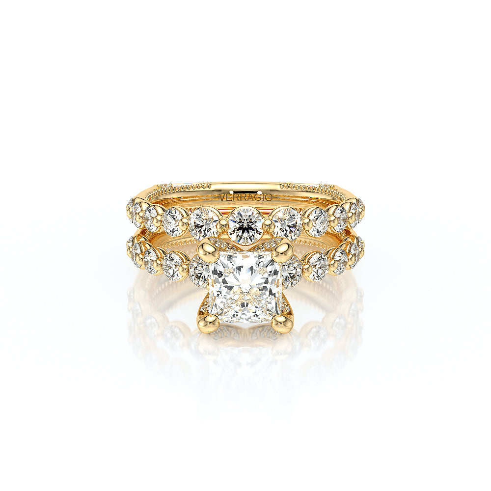 Vanguard-2206p-14k Yellow Gold Princess