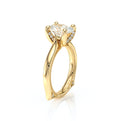 Vanguard-2207OV-S-14K Yellow Gold Oval