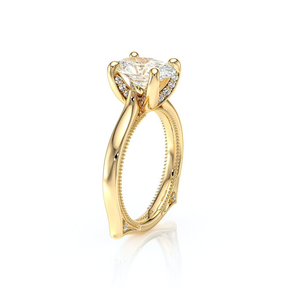 Vanguard-2207OV-S-14K Yellow Gold Oval
