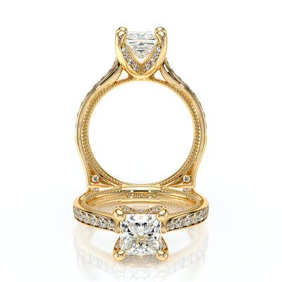 Verragio Halo Princess Engagement Ring