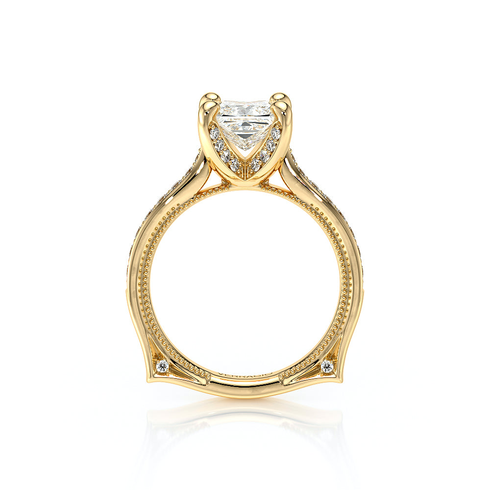 Verragio Halo Princess Engagement Ring