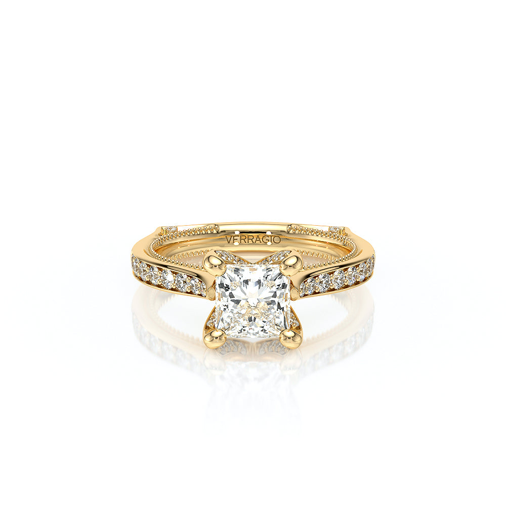 Verragio Halo Princess Engagement Ring