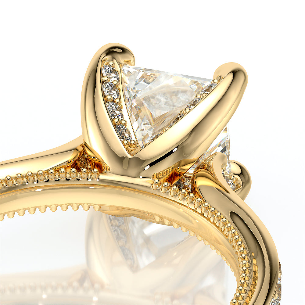 Vanguard-2207p-14k Yellow Gold Princess