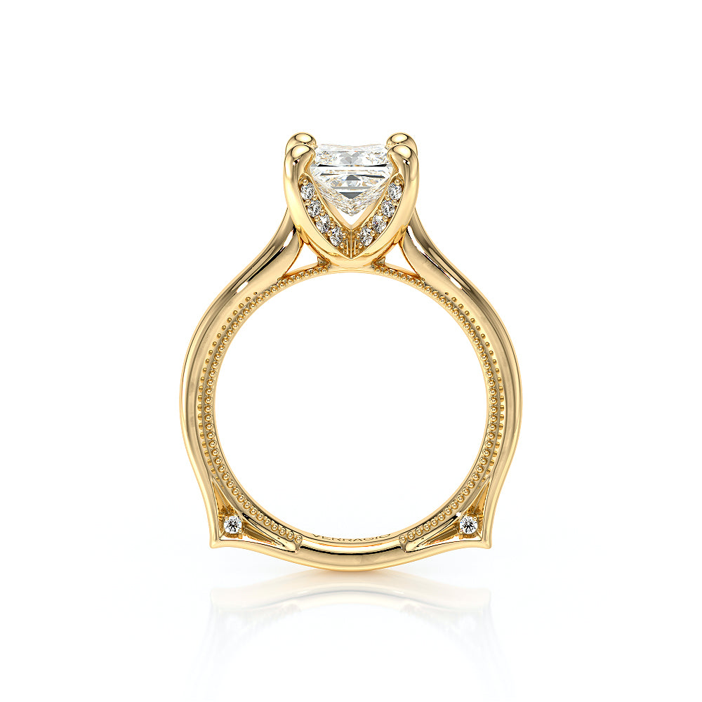Verragio Halo Princess Engagement Ring