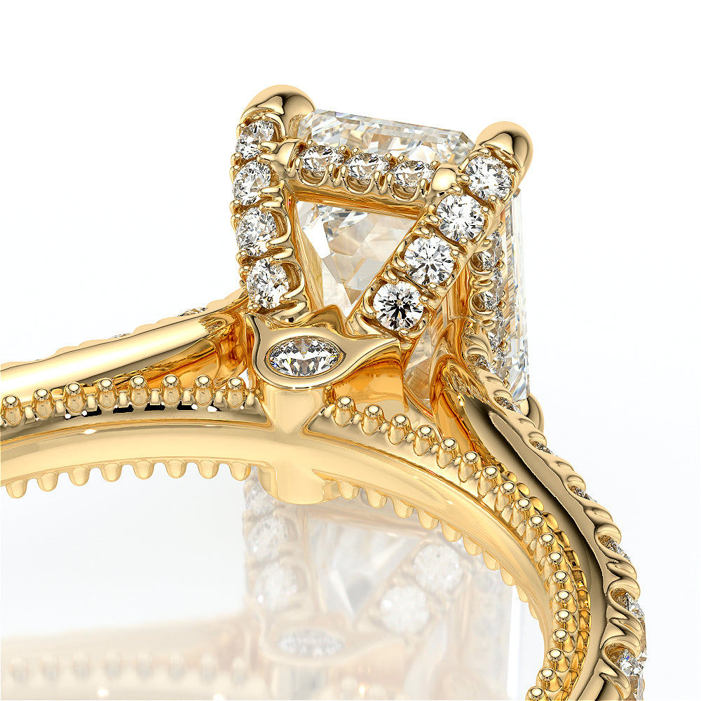 Vanguard-2208EM-14K Yellow Gold Emerald