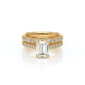 Vanguard-2208EM-14K Yellow Gold Emerald