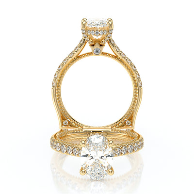 Verragio Halo Oval Engagement Ring