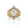 Vanguard-2208OV-18K Yellow Gold Oval