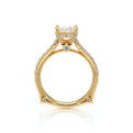 Vanguard-2208OV-18K Yellow Gold Oval