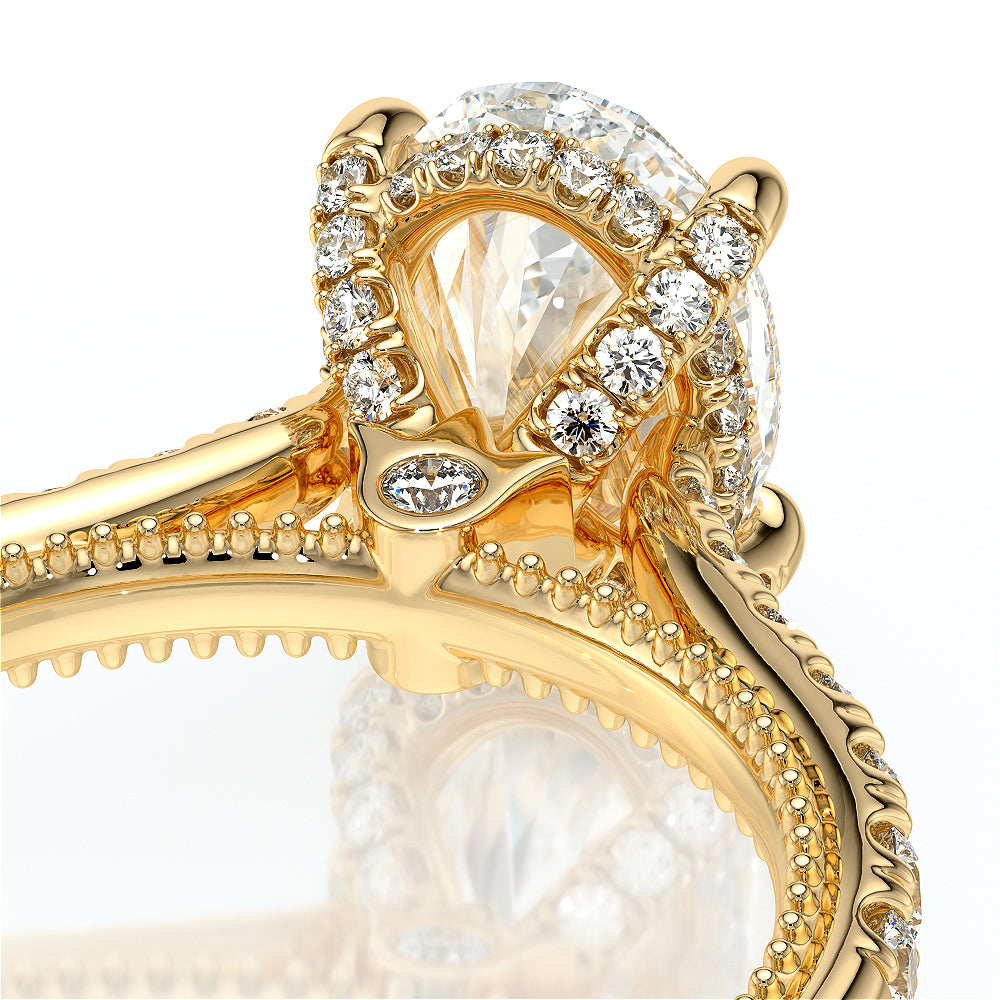 Vanguard-2208OV-18K Yellow Gold Oval