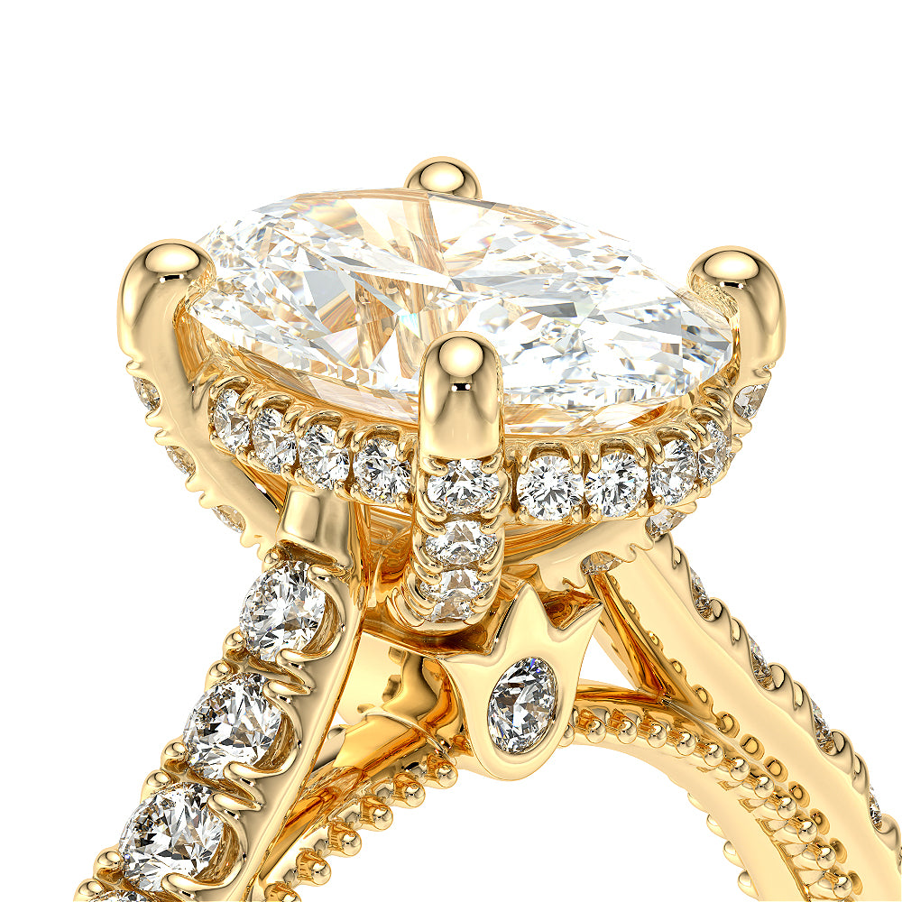 Vanguard-2208OV-18K Yellow Gold Oval
