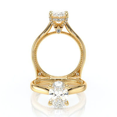 Verragio Halo Oval Engagement Ring