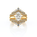 Vanguard-2208OV-S-14K Yellow Gold Oval