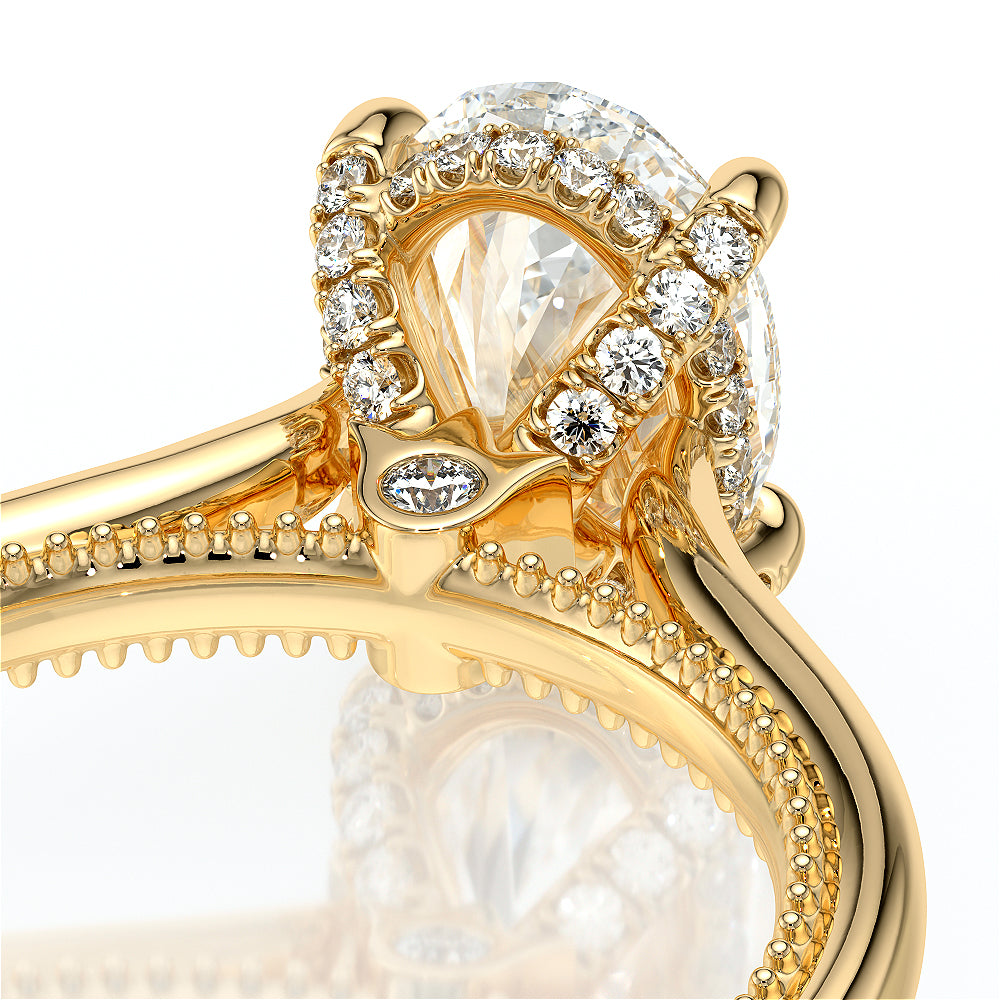 Vanguard-2208OV-S-14K Yellow Gold Oval