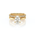 Vanguard-2208OV-S-14K Yellow Gold Oval