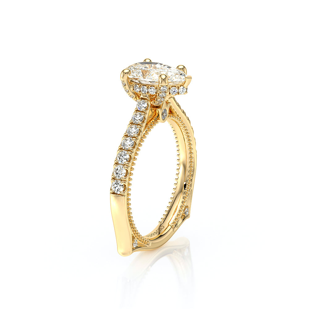 Vanguard-2208PS-18K Yellow Gold Pear