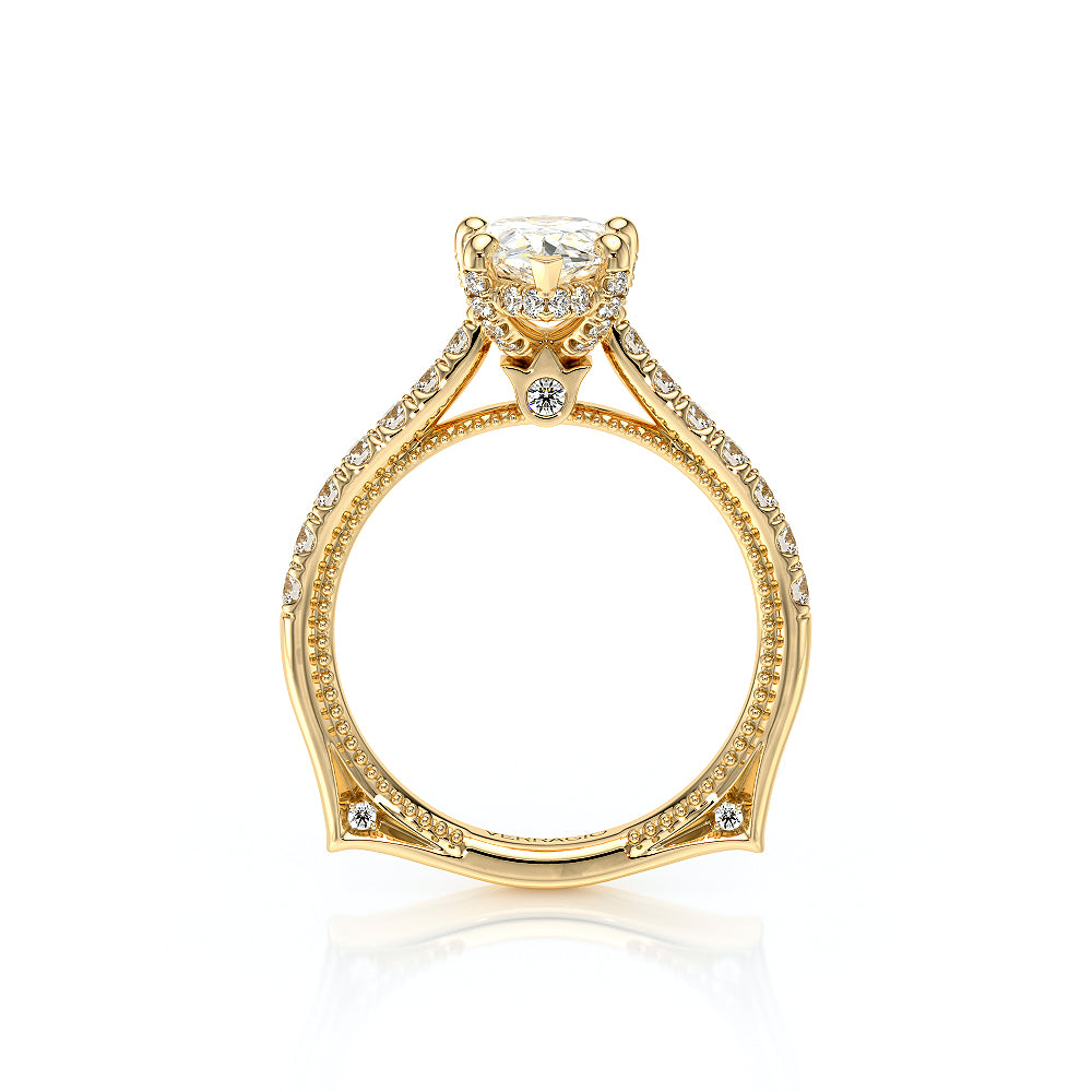 Vanguard-2208PS-18K Yellow Gold Pear