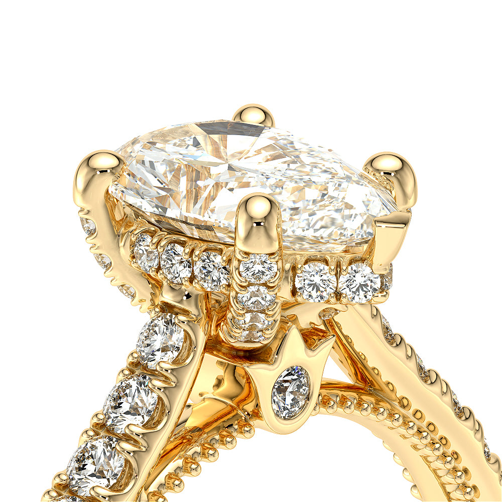 Vanguard-2208PS-18K Yellow Gold Pear
