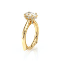 Vanguard-2208ps-S-14k Yellow Gold Pear
