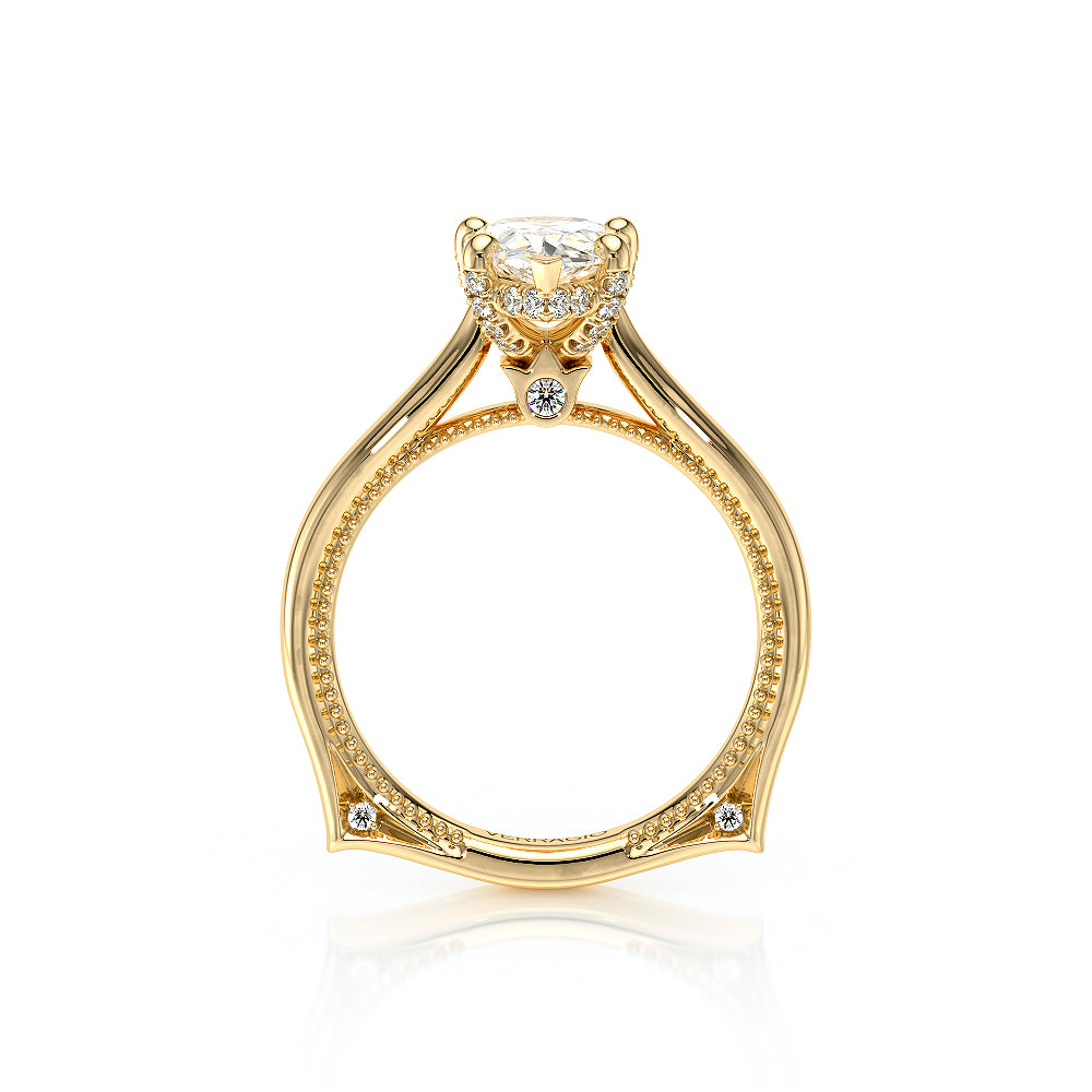 Vanguard-2208ps-S-14k Yellow Gold Pear