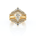Vanguard-2208ps-S-14k Yellow Gold Pear