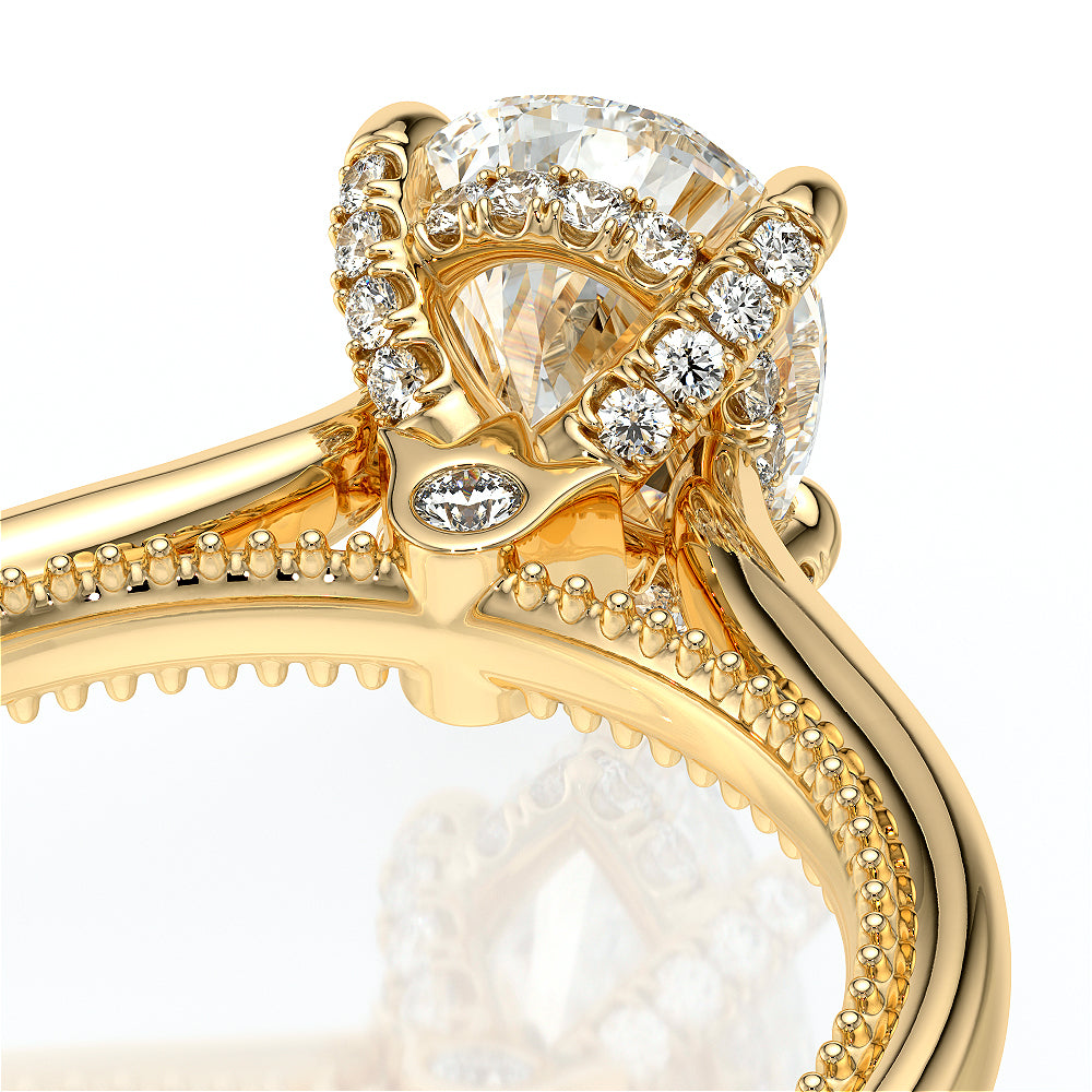 Vanguard-2208ps-S-14k Yellow Gold Pear
