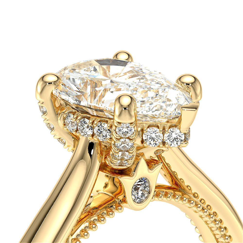 Verragio Halo Pear Engagement Ring