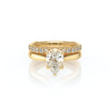 Vanguard-2208ps-S-14k Yellow Gold Pear