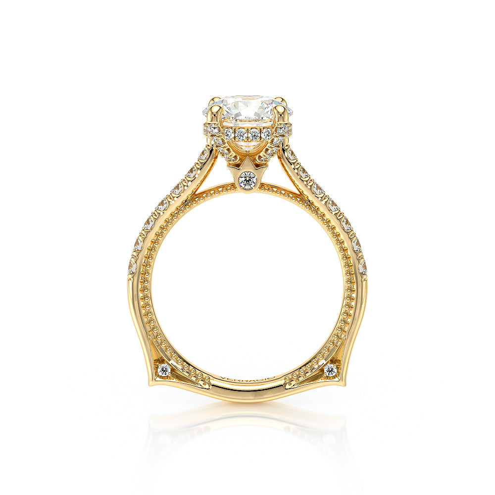 Vanguard-2208R-14K Yellow Gold Round