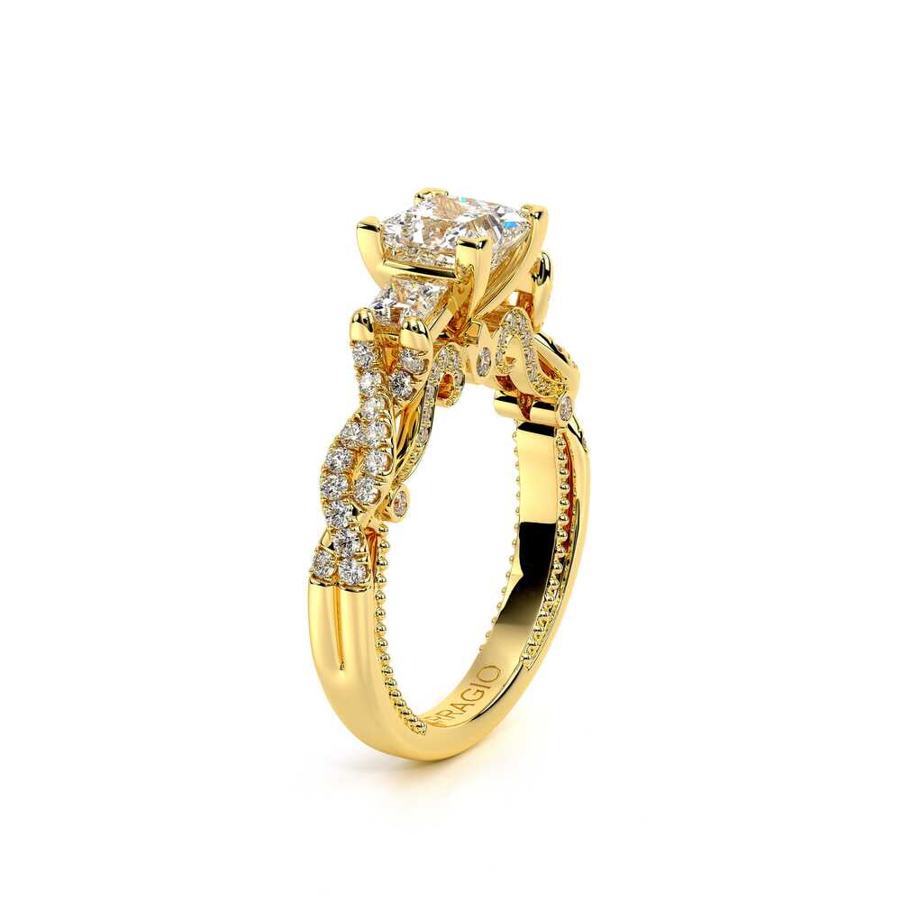 Insignia-7074p-14k Yellow Gold Princess