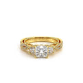 Verragio Three-Stone Princess Engagement Ring