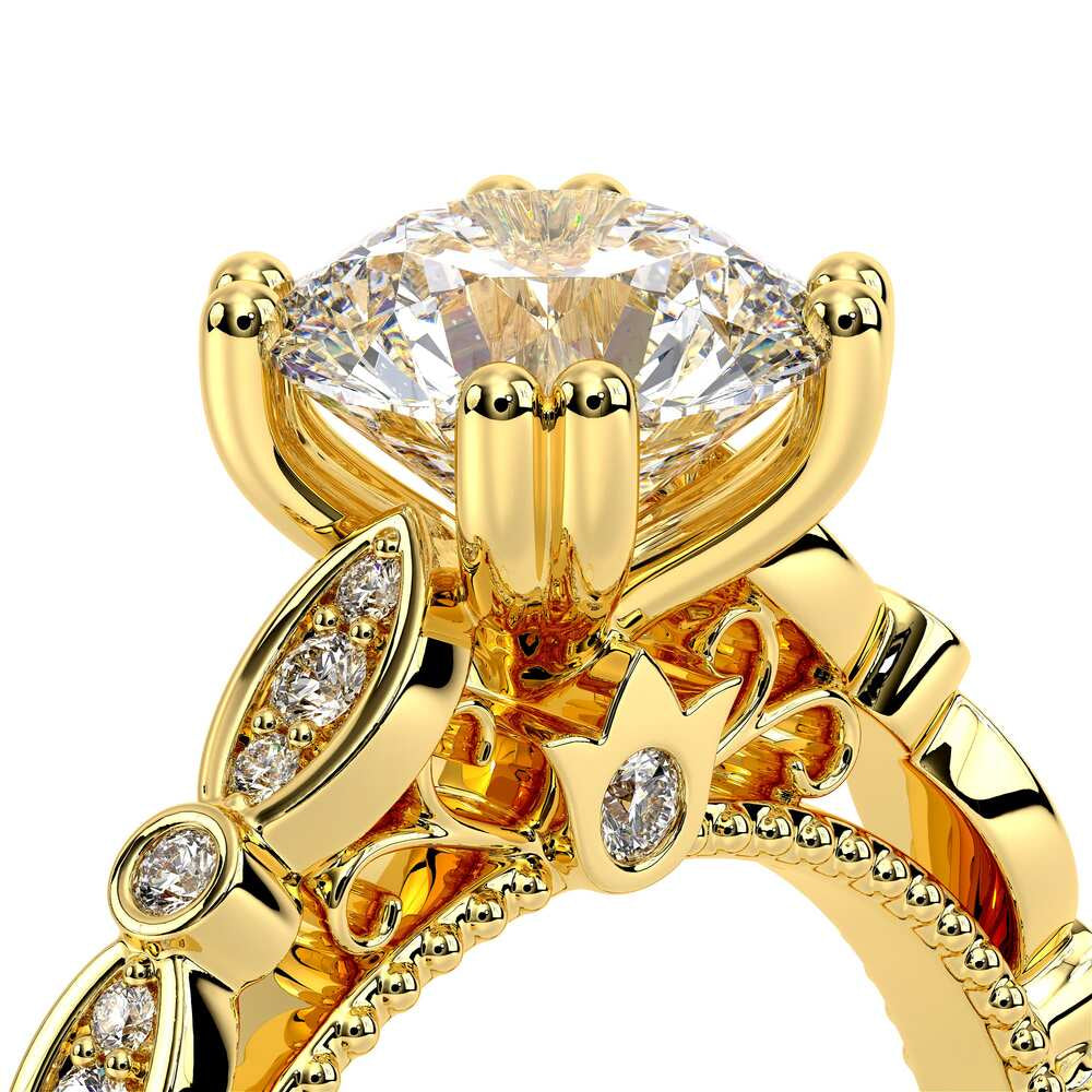 Parisian-100r-18k Yellow Gold Round